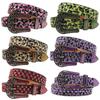Punk European-American Skull Rhinestone Hip Hop Belt