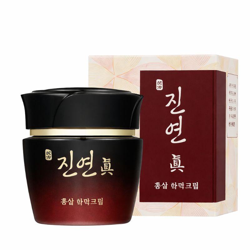 Coreana Jinyunjin Red Ginseng Cream 60ml Anti-Aging Firming Nourishing Moisturizer K-Beauty