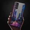 Phone Cover Case for Samsung Galaxy A54 A52S A72 A14 A23 A17 A52 A73 A33 A35 A56 A55 A53 A16 A15 A34 A36 Oil Painting City