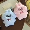 Key Ring Plush Rabbit Keychain Cartoon Rabbit Pendant Cute Squeezing Keychain  Graduation Gifts