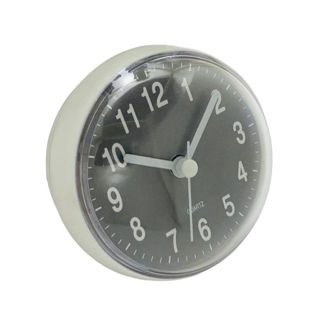 Shower Bath Time Display Wall Clock Machine Blue Silicone Modern Decor for Bathroom and Shower