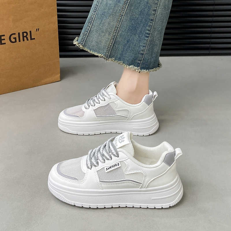 Fashion Without Heel Without Heels Spring Ladies Women's Shoes Platform Woman Heels Sneakers Sport Funky Classic Shoess 2025g Buy