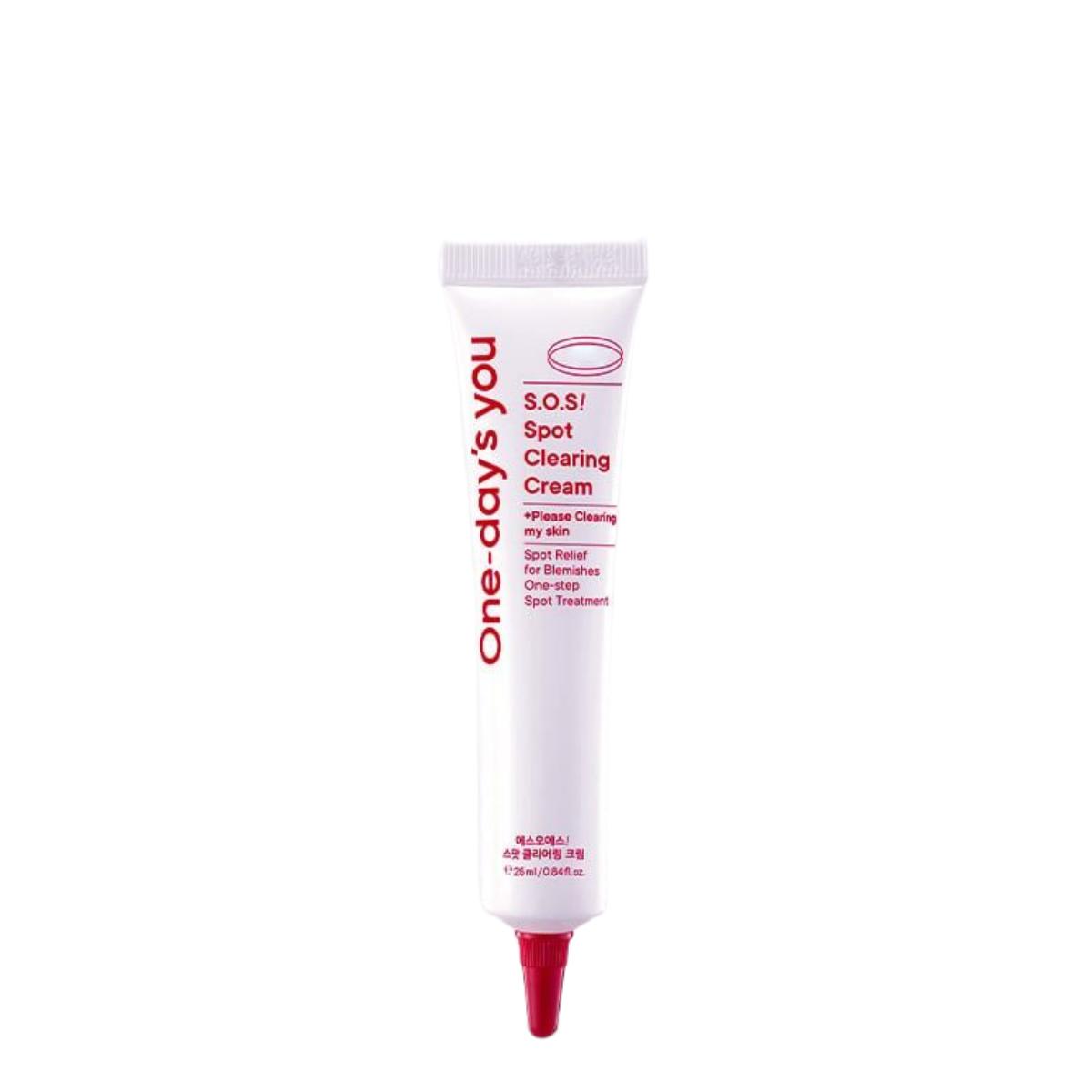 One-days you S.O.S Acne Spot Clearing Cream 25ml (Skin-Clarifying & Calming)