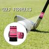 1/10Pcs Golf Iron Ferrules Colorful Stripes Golfing Club Ferrule for 0.35" Taper Tip Iron Wedge Shaft