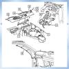 Front Windshield Nozzle Wiper Jet Washer For Jeep Grand Cherokee 2005-2010  2005-2013 55079049AA 55157323AA