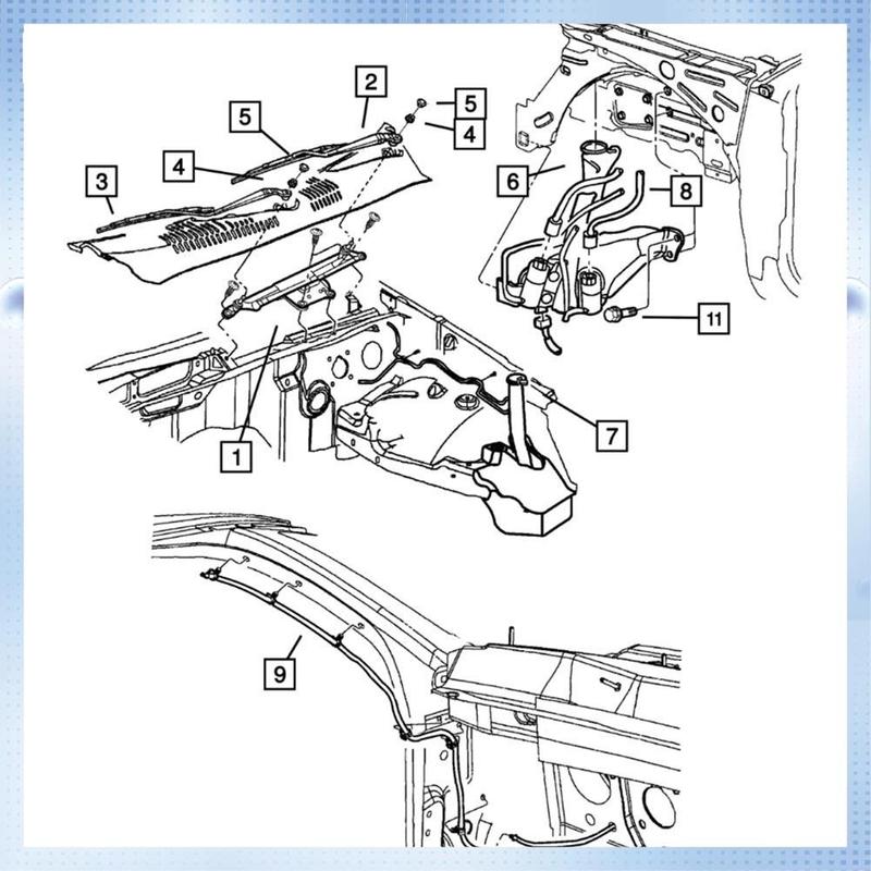 Front Windshield Nozzle Wiper Jet Washer For Jeep Grand Cherokee 2005-2010 2005-2013 55079049AA 55157323AA