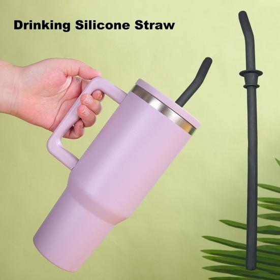 3Pcs Straw Replacement Set for Hydro Flask Tumbler Long Cleaning Brush BPA Free Food-Grade Straw for Hydroflask Travel Mug