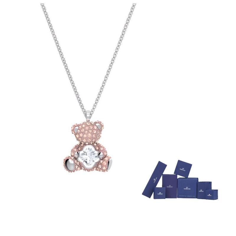 Swarovski Necklaces Womens Pink F-Original brand