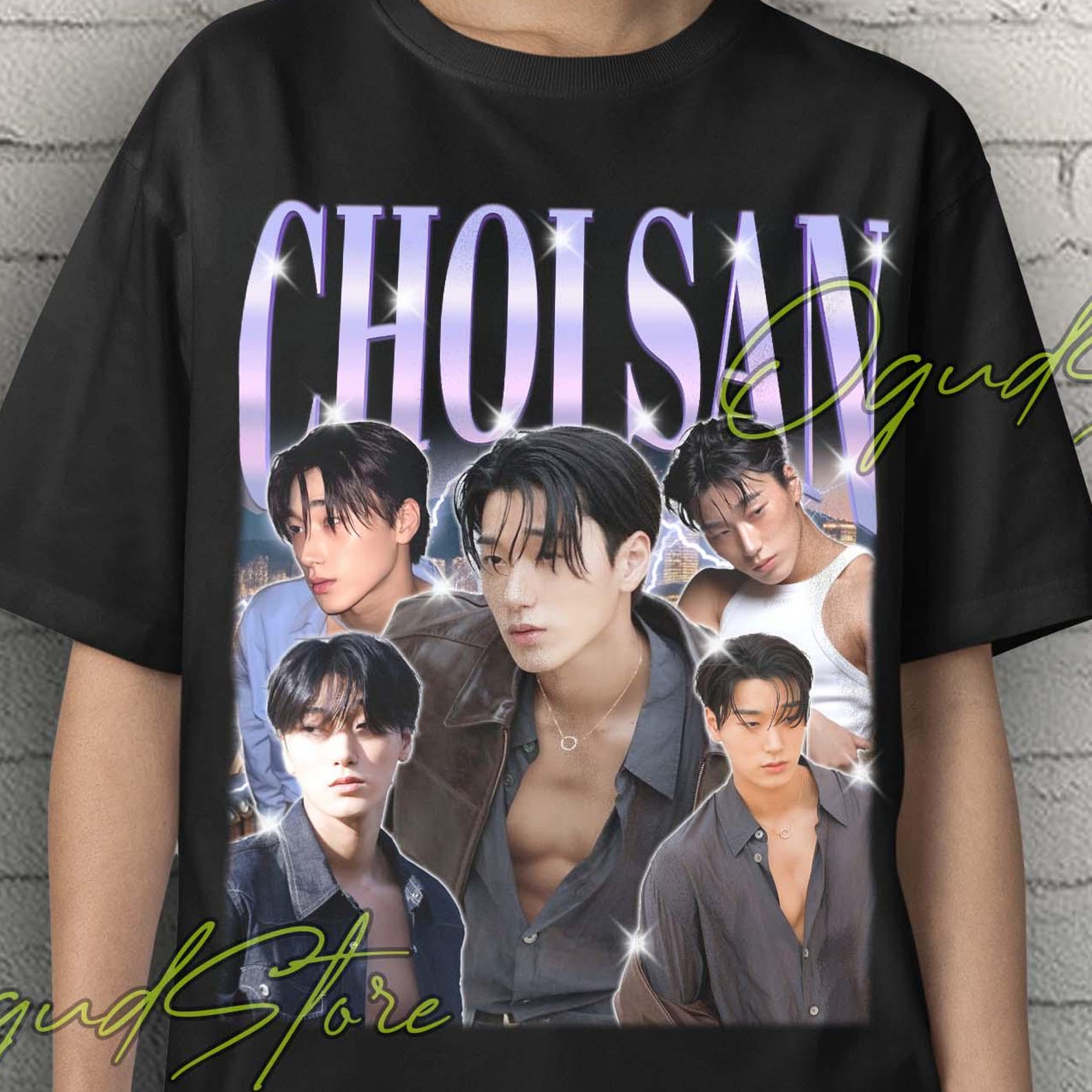 Choi San ATEEZ Unisex T-Shirt: Kpop Idol Merch S