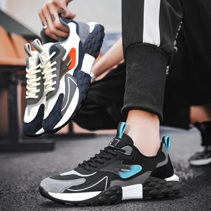 Men's Sneakers  New Luxury  Men Shoes Outdoor Fashion Casual Running Shoes Breathable Chunky Sneakers Tenis Hombres