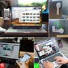 Magnetic Laptop Phone Holder Computer Monitor Side Cell Phone Slim& Foldable For iPhone 14 13 12 Series Case and All Phone
