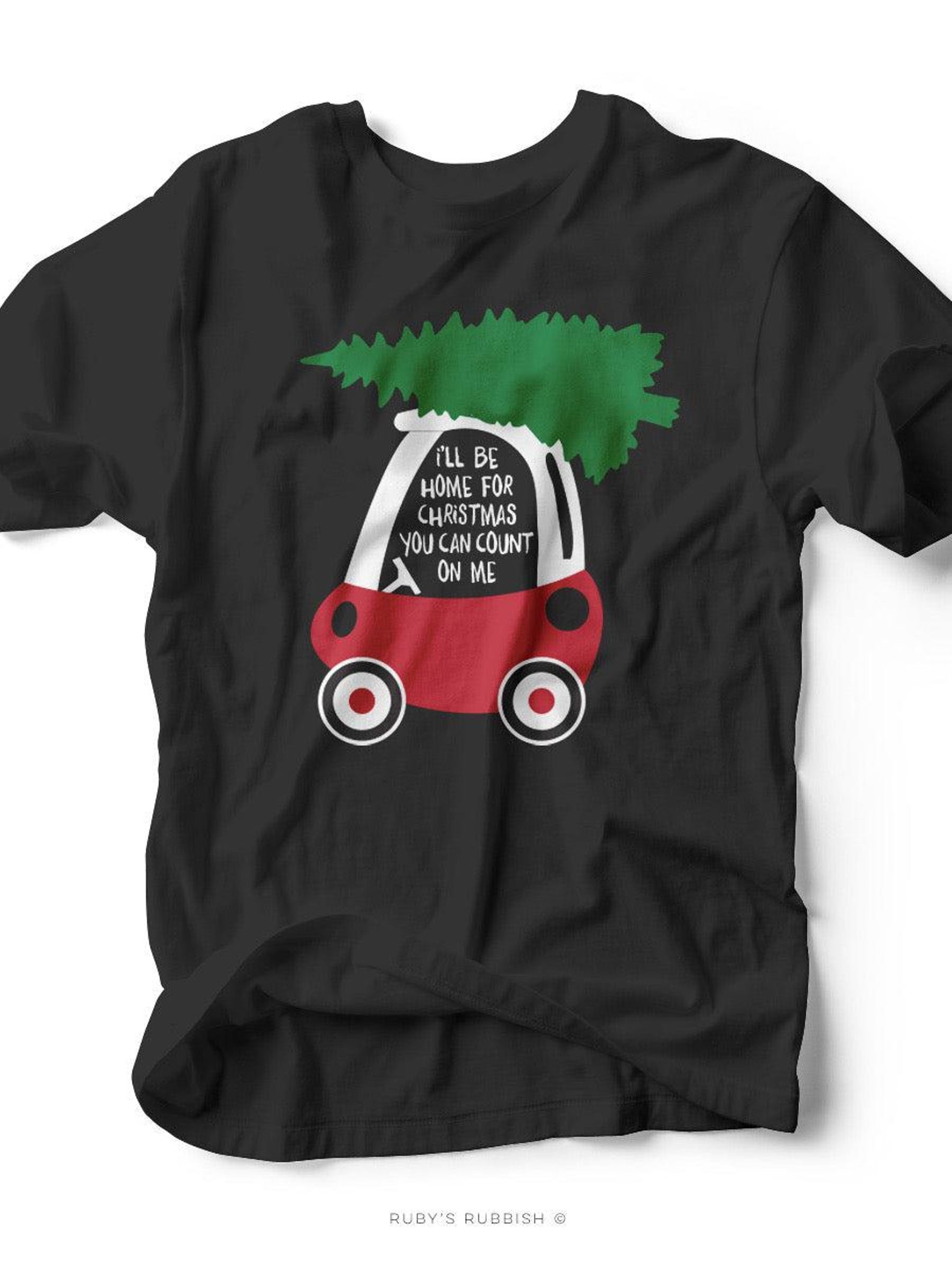 I ll Be Home For Christmas | Kid s T-Shirt | Ruby s Rubbish® 3XL