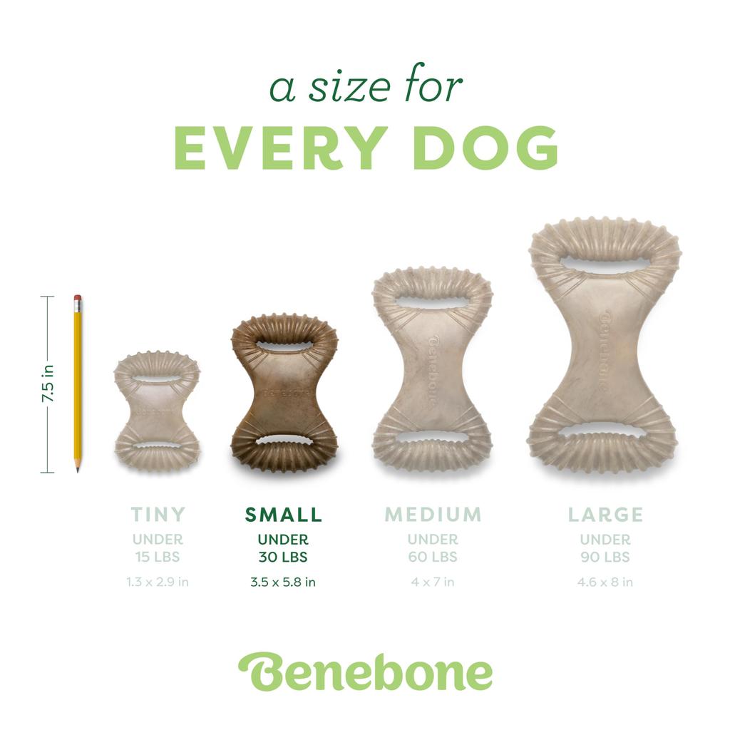 Benebone Dental Chew Mini Chew Bacon Flavor Toy,