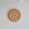 Creative Cookie Coaster for Drinks Solid Wood Heat Resistant Placemats for Table Rustic Cork