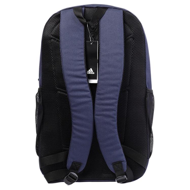 Adidas Logo Polyester Backpack Unisex Backpacks Blue Red AZ6752