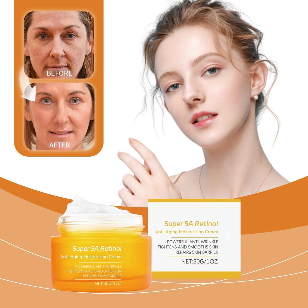 Retinol Anti-aging  Cream Deeply Hydrates, Tightens And Brightens Skin Tone, Locks In Moisture, Relieves Dryness, Anti-aging And Tightens Skin