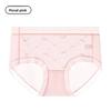 Plus Size Women's Summer Ice Screen Print 10A Class Antibacterial Crotch High Elastic Antibacterial High Waist Briefs
