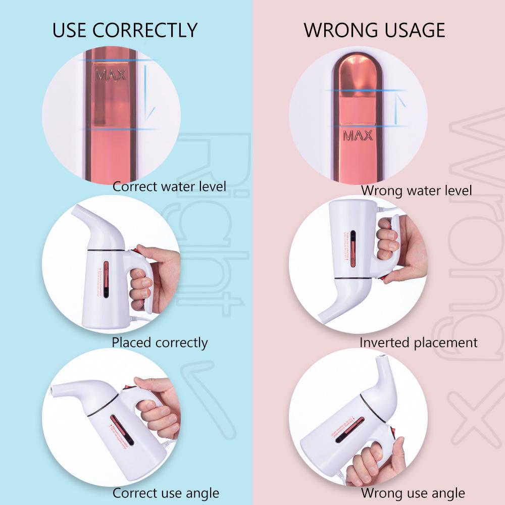 Tragbares 110V Handdampfbügeleisen für Kleidung
