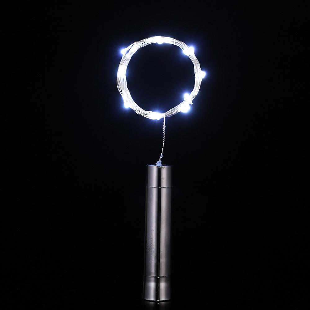 1M 1.5M 2M Cork Shaped Wine Bottle Starry 10 15 20 LED String Night Light Strip Fairy Lights For Xmas Paty Wedding Decor