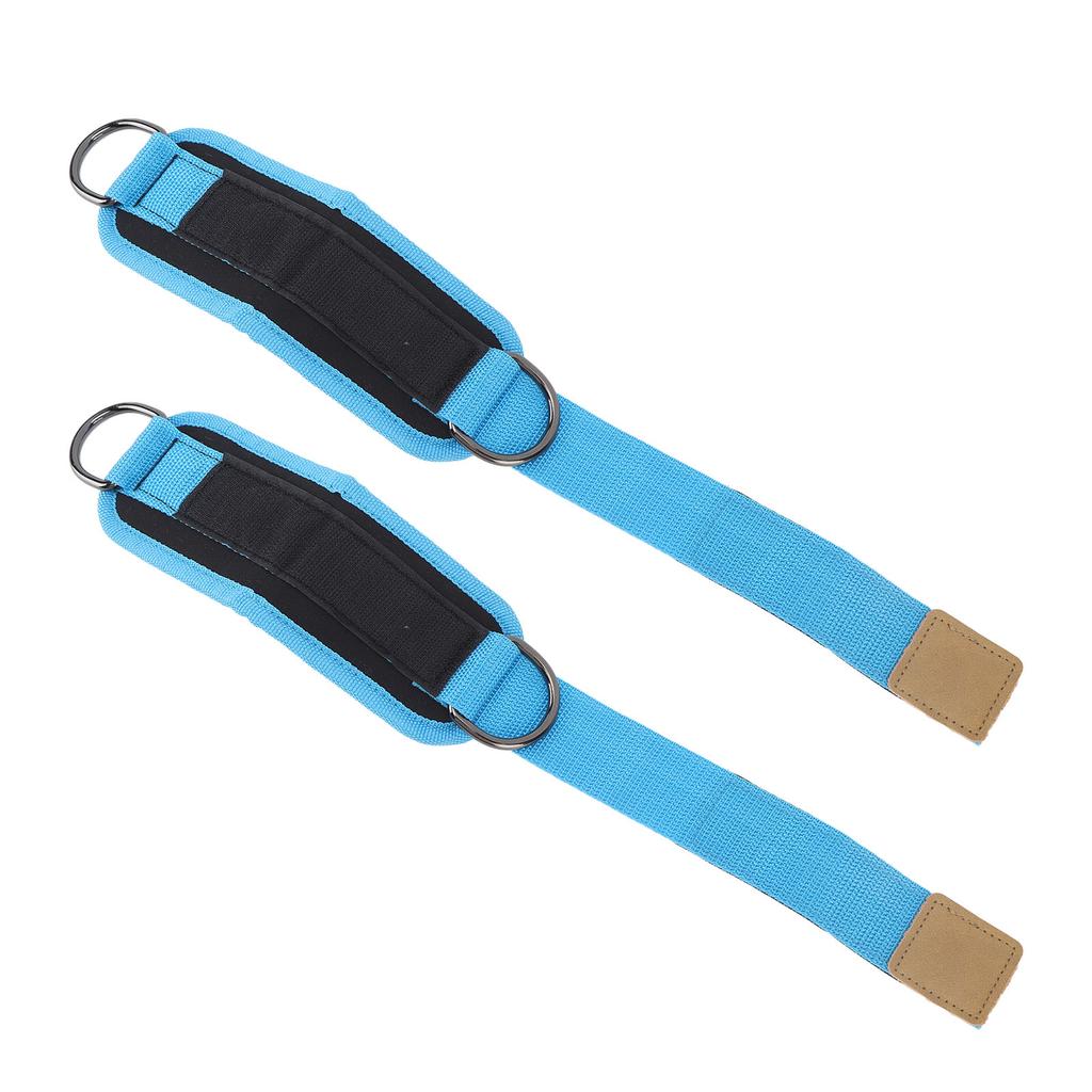 2PCS Ankle Strap for Cable Machine Kickbacks Iron D   Gym Ankle Cuff for Fitness Workout