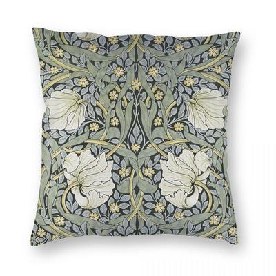 William Morris Pimpernel Design Federa Quadrata Poliestere Lino Velluto Motivo Cerniera Decor Federa Cuscino Copertura Cuscino Letto