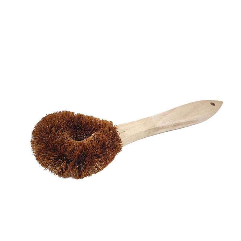 Zestaw szczotek do szorowania garnków z drewna bukowego i włókna kokosowego