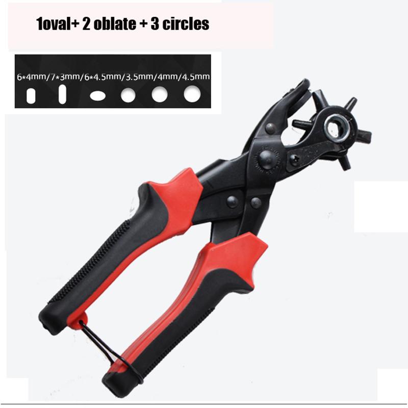 Papierleder Gürtel Locher Zange Ösenstanzer Revolver Nähmaschine Tasche Setzer Werkzeug Uhrenarmband Armband Haushalt Lederhandwerk