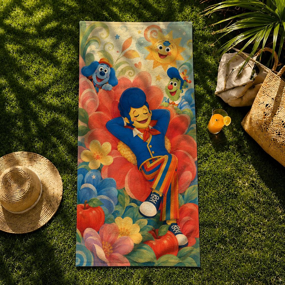 Animation Welcome Home Towel Towel beach towel, quick drying absorbent bath towel for Swim,Gym,Camping,Outdoor hot
