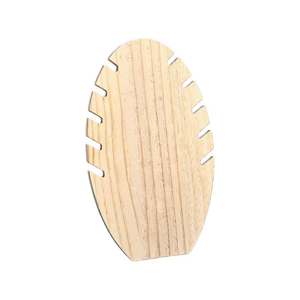 

Stable Pendant Organizer Shelf Wooden Necklace Display Stand Photographic Prop Style 3