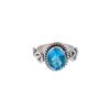 Swiss Blue Topaz Gemstone 925 Sterling Silver Jewelry Handmade Ring For Women RR-14-3
