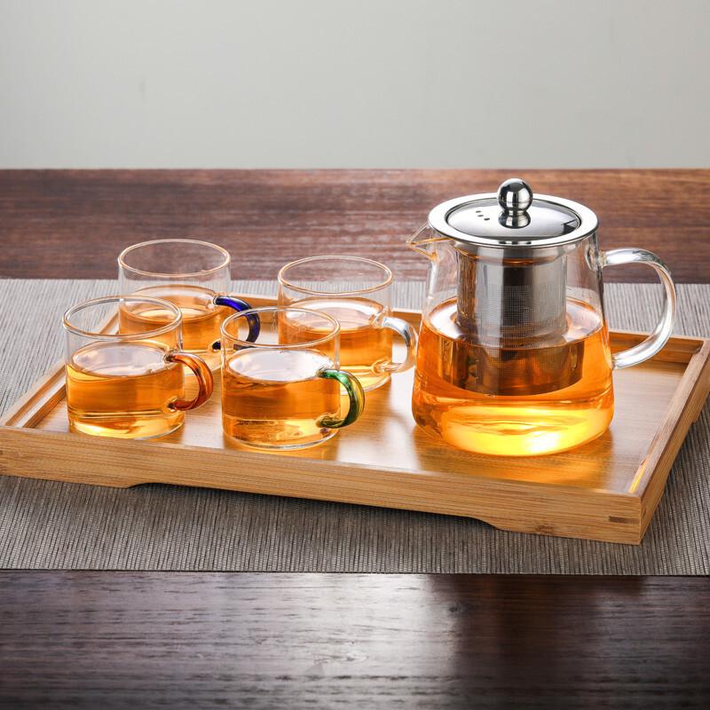 Chinese Style Heat-Resistant Glass Teapot Set