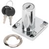3pcs Universal Drawer Lock Zinc Alloy Cam Lock Security Cabinet Lock  Office