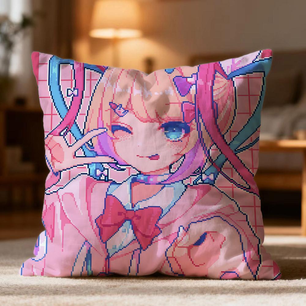 Hot N-NNEEDY GIRL OVERDOSE Cushion Cover Soft Washable Pillow Case Multi-Scene for Couch Bed Travel Office Use