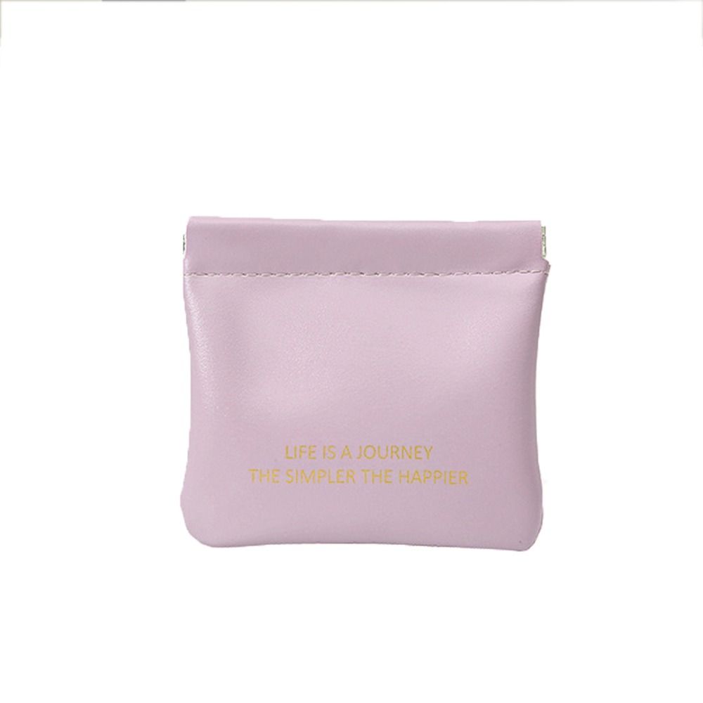Coin Money Bags PU Coin Purse Leaf Spring Bag Lipstick Cosmetic Bag Women Change Storage Bag