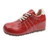 Fashion 5CM Height-increasing Loafers Comfortable Anti-Slip Work Dance Casual Shoes Women's Footwear Rubber Sole Mircrofiber Leather