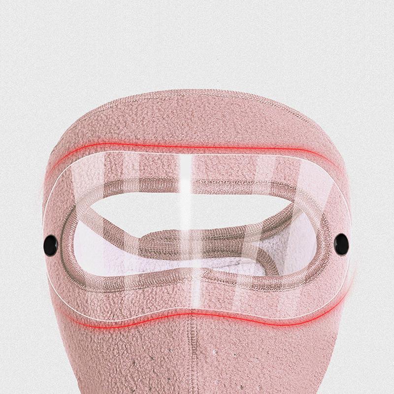 Windproof Anti Dust Full Face Mask Hat Cycling Ski Breathable Masks Eye Shield Hd Anti Fog Goggles Hood Cover Winter Warm Cap