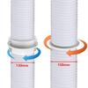 2PCS Exhaust Hose Connector Sealing Exhaust Hose Coupler ABS Air Conditioning Hose Coupler for Portable Air Conditioning