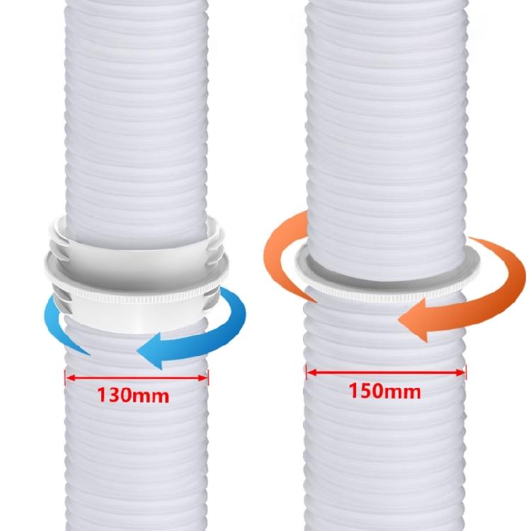 2PCS Exhaust Hose Connector Sealing Exhaust Hose Coupler ABS Air Conditioning Hose Coupler for Portable Air Conditioning
