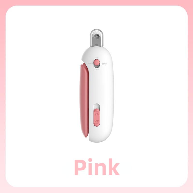 

Регулируемая машинка для стрижки когтей для кошек с регулируемым отверстием, предотвращает перерезание когтей, регулируемые инструменты для ухода за домашними животными, профессиональный инструмент для ухода за домашними животными розовый