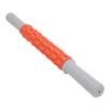 Massage Roller Stick 8 Rollers 360 Degree Rotating Non Slip Handle Fitness Roller Stick Vibrant Orange
