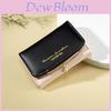 Korean Style Pu Wallet Women Short Simple Floral Decoration Card Slot Multi-function Wholesale Waiiet