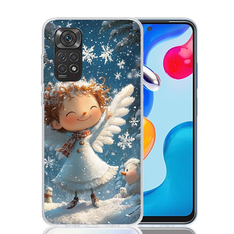 

Cute Elf Angel Girls Phone Case For Xiaomi Redmi Note 13 14 15 Pro Plus 12S 12 14S 11S 11E 10 10S 11 11T 5G 4G Cover Coque Redmi Redmi Note 11E Pro