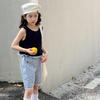 Pantaloncini in Pizzo Blu Stile Coreano Zhili per Bambine