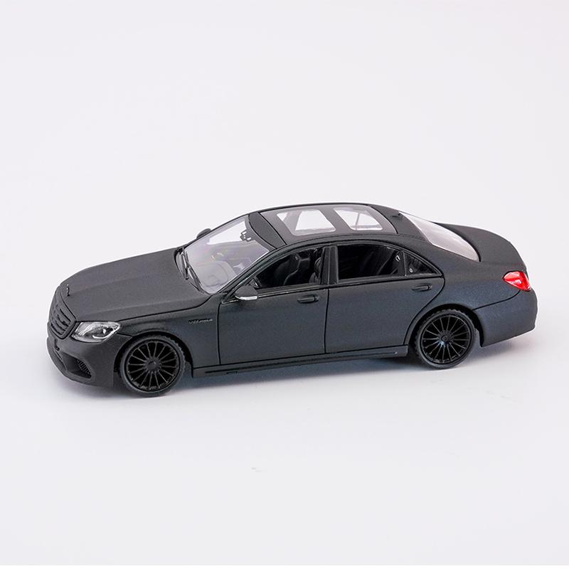 Spot King Modell 1:64 S65 W222 Legierungsmodellauto gray