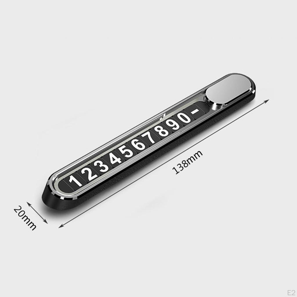 Car Parking Telephone Number Plate Phone Board for Lot