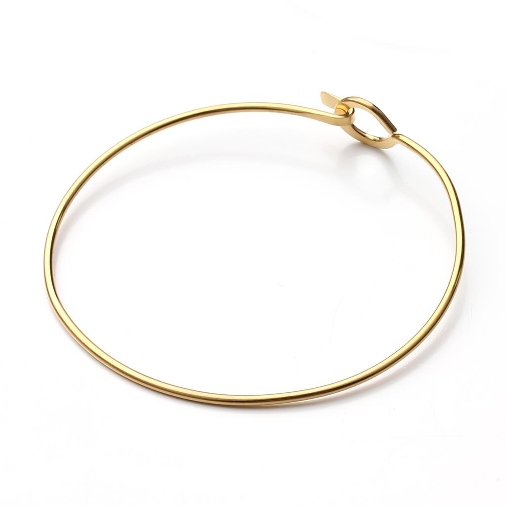 Trendiges Armband aus Edelstahl in Goldoptik – Armreif für Damen und Herren – ideal für Hochzeiten, Geburtstage, Partys, festliche Anlässe und als Geschenk.