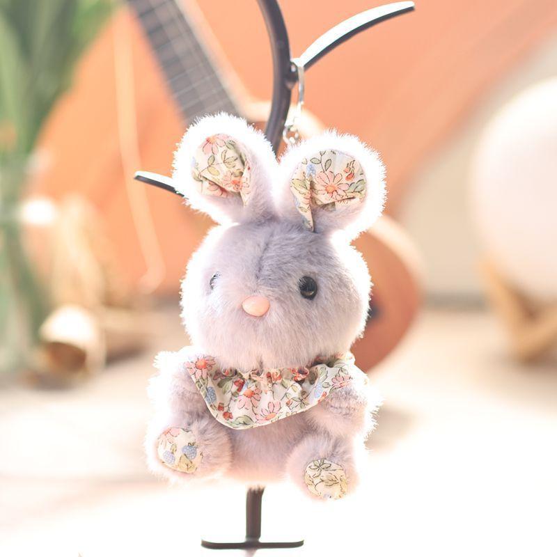 Plush Bunny Keychain With Soft Short Pile Plush For Kids And Adults