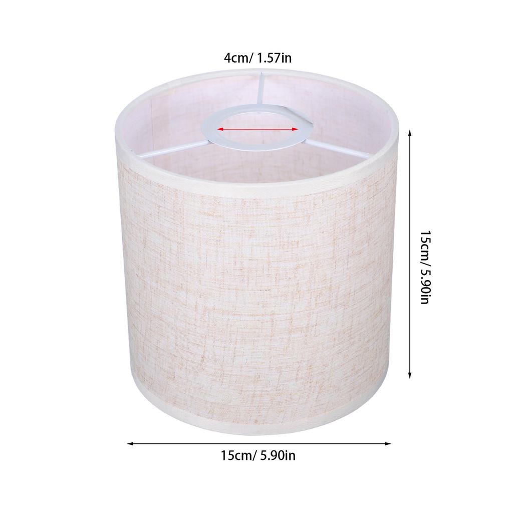 1Pcs Linen Lampshade Cloth Ceiling Pendant Lamp Shade for Living Room Bedroom Eye-Friendly Light Diffusion Insect Protection