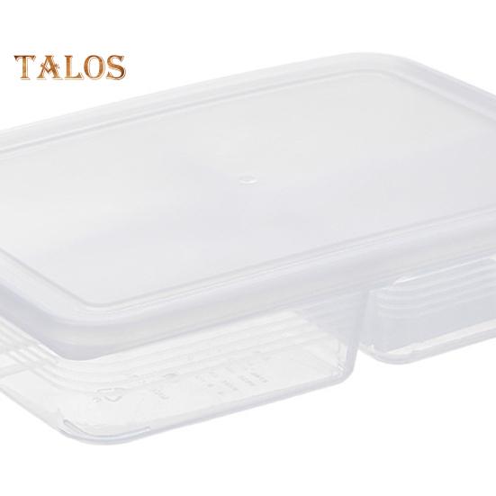 Úložný box Dobře těsnící Potravinářský průhledný 4 přihrádkový úložný box do chladničky Univerzální organizér do kuchyně