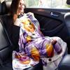 1pc Winnie Printing Blanket - Soft, All-Season Throw for Living Room, Bedroom,Personalized Gift with Adorable Cartoon Design